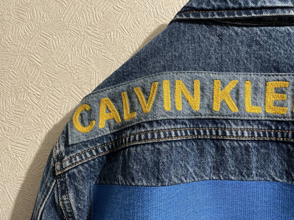 0 CALVIN KLEIN JEANS Raf Simons Grand Canyon photo embroidery Denim jacket / Calvin Klein XS Mens #Sirchive