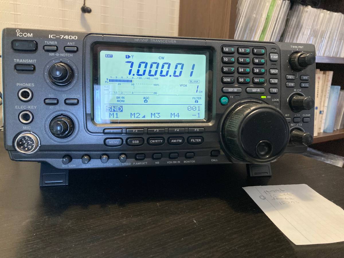 Yahoo!オークション - ICOM IC-7400 完全動作品 Yahoo!オークション - ICOM IC-7400 完全動作品