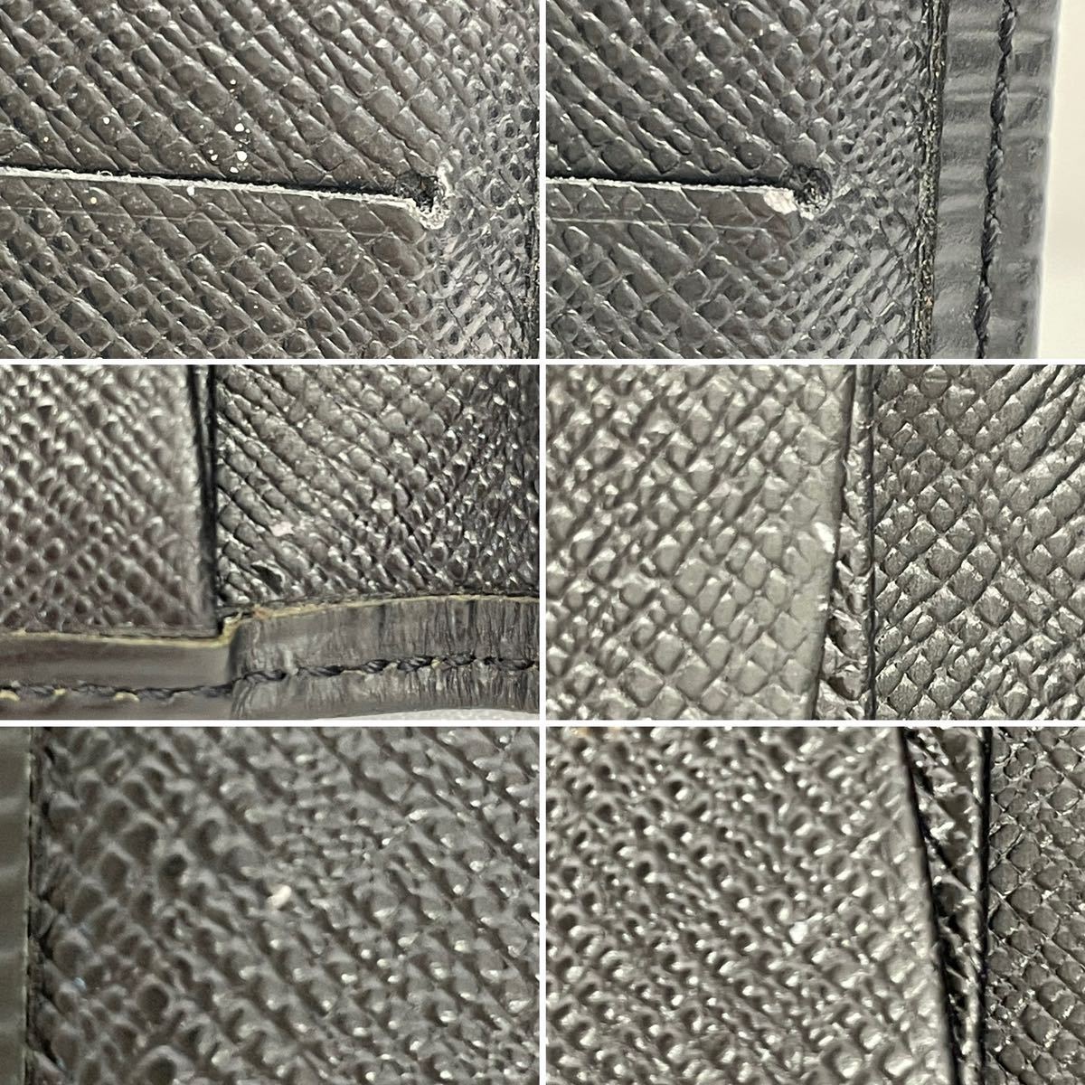 ☆本物☆LOUIS VUITTON ルイヴィトン カードケース エピ オーガナイザー・ドゥ・ポッシュ M63582 ノワールの画像9