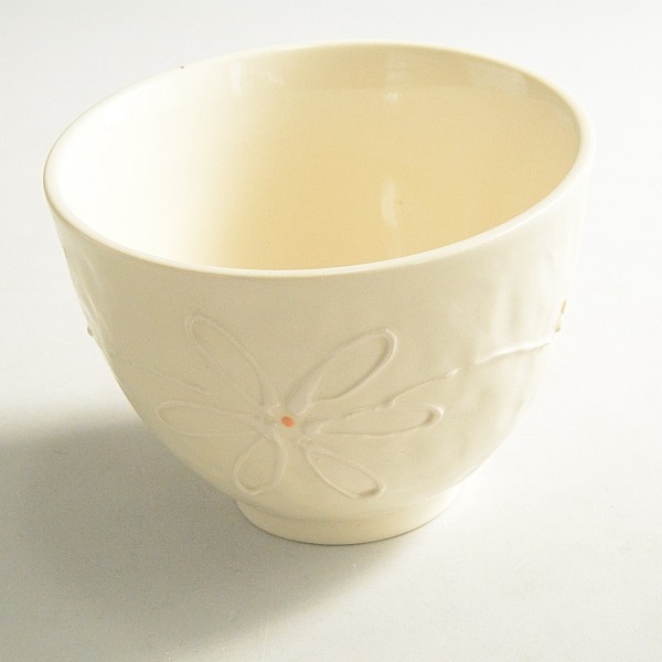 マルチカップ/ボウル１個/白い花 の画像2