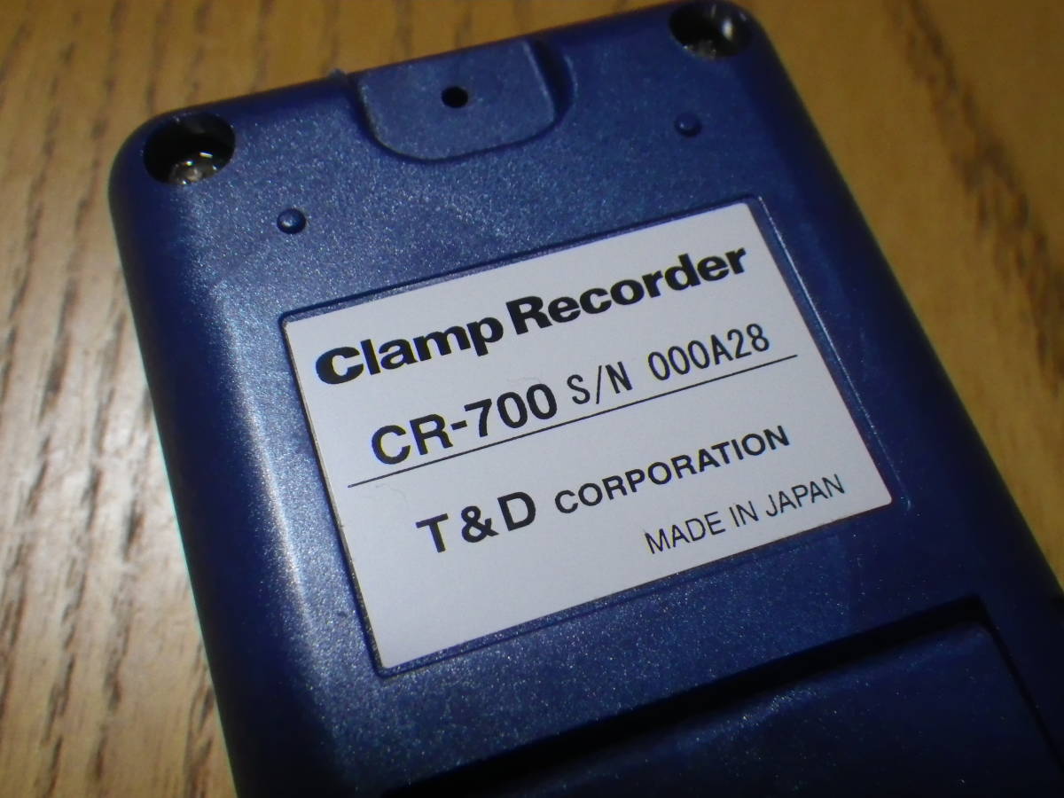 ヤフオク! - 詳細不明 T&D 電流データロガー CR-700 Clam...