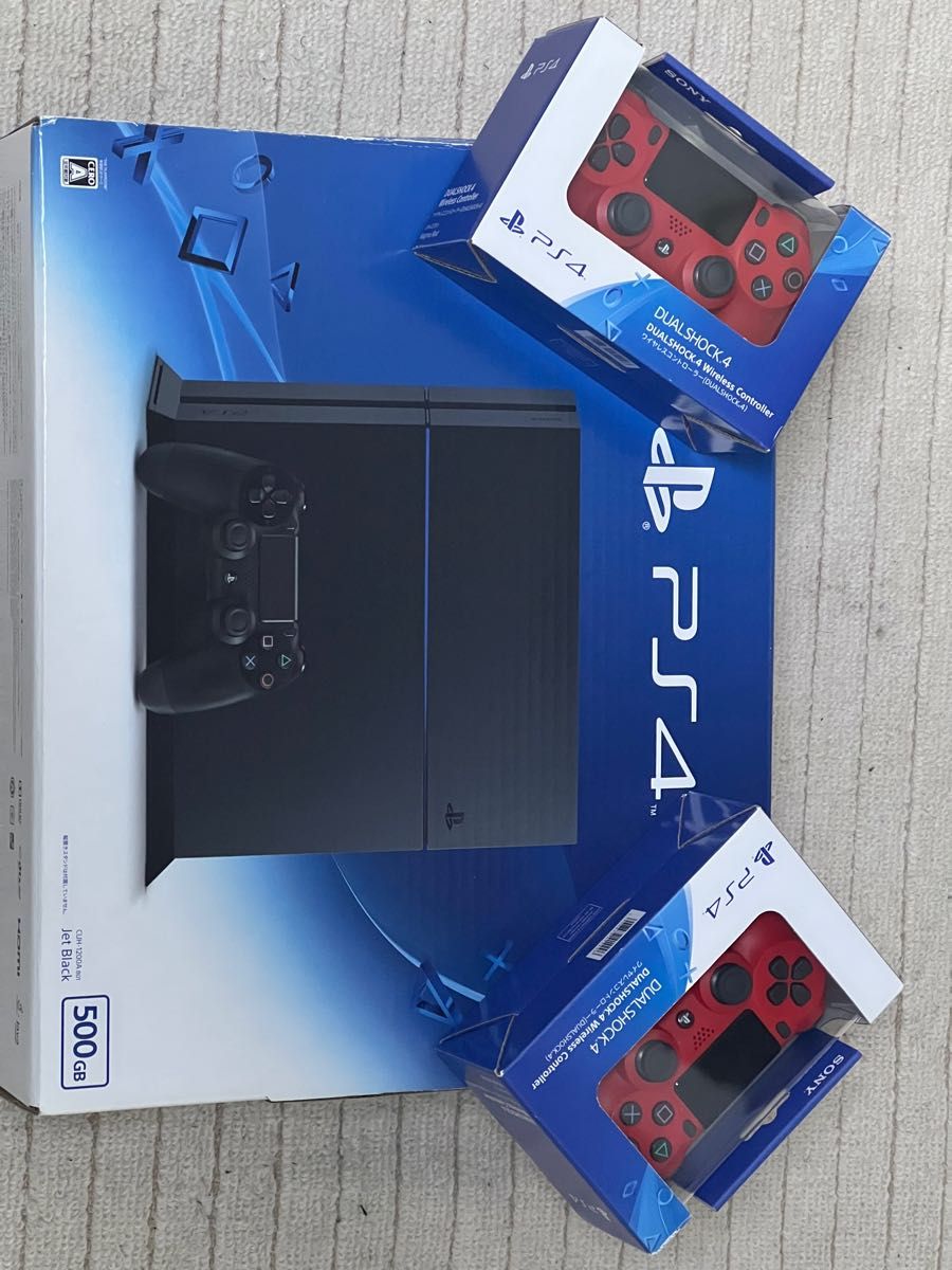 値下げ 不可)PlayStation4 ジェット・ブラック 500GB CUH-1200A
