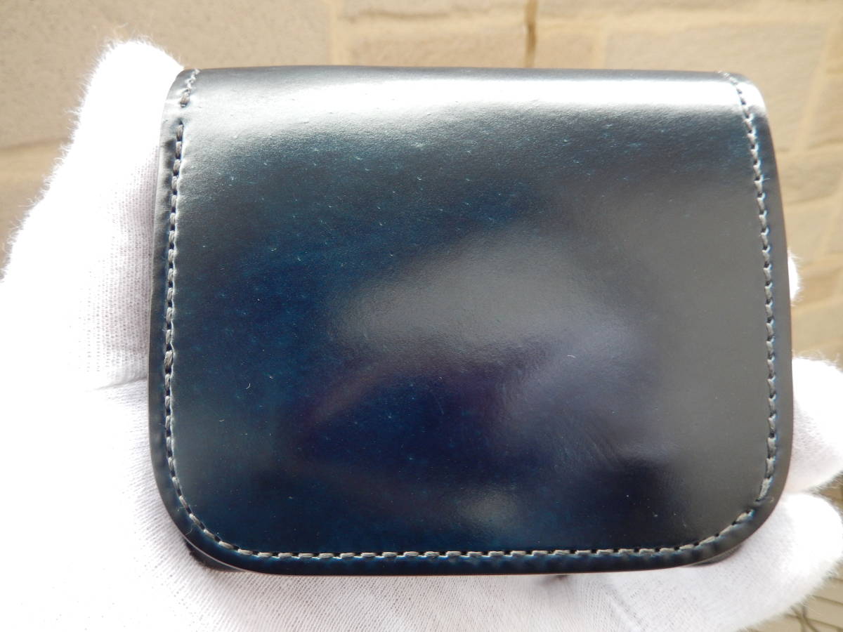 別注 ワイルドスワンズ シェルコードバン CASA カーサ(ネイビー×ブラック) 美品 WILDSWANS 別注 ワイルドスワンズ シェルコードバン CASA カーサ(ネイビー×ブラック) 美品 WILDSWANS