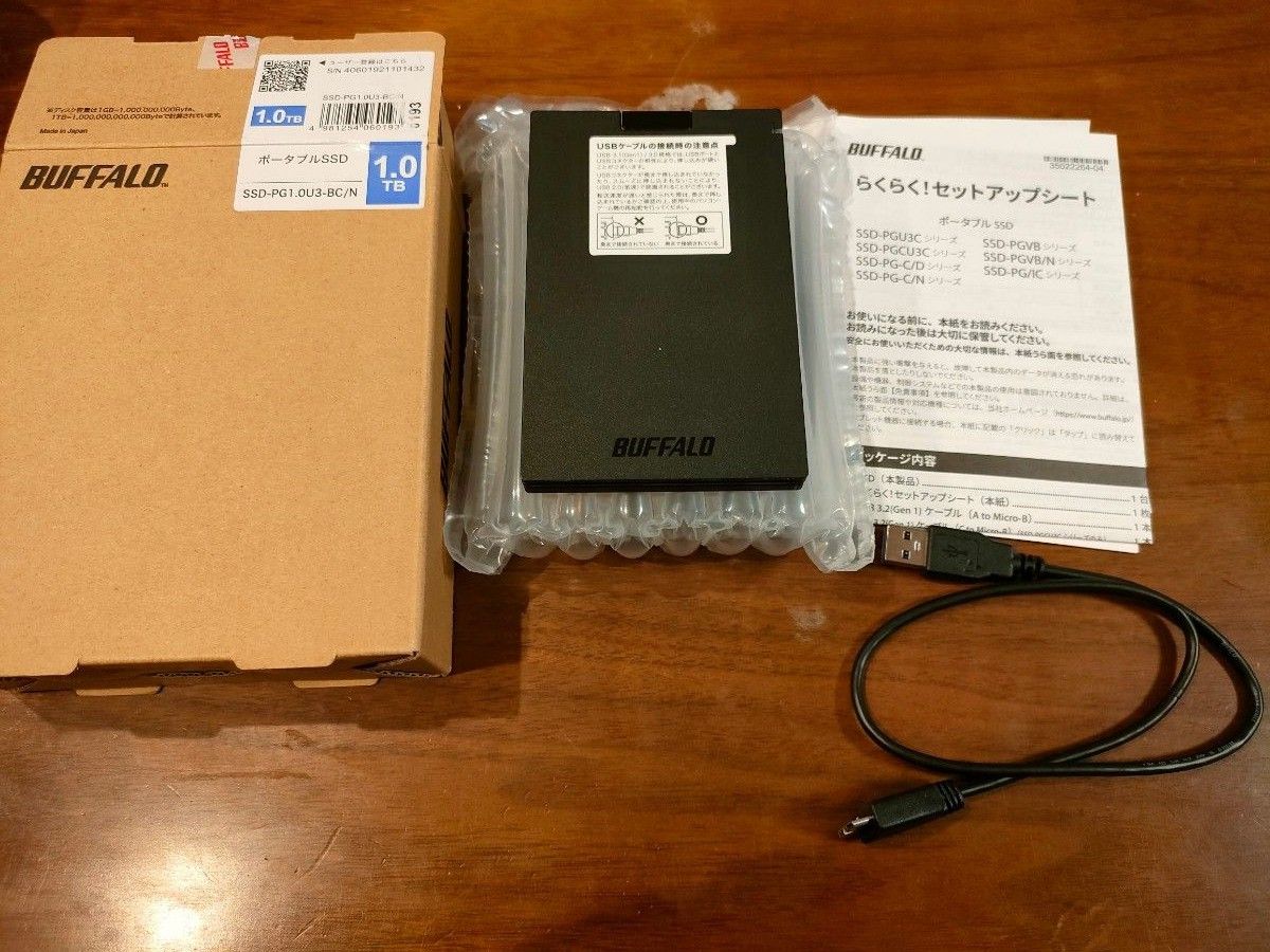 バッファロー SSD 外付け 1.0TB SSD-PG1.0U3-BCN 一番人気物 www
