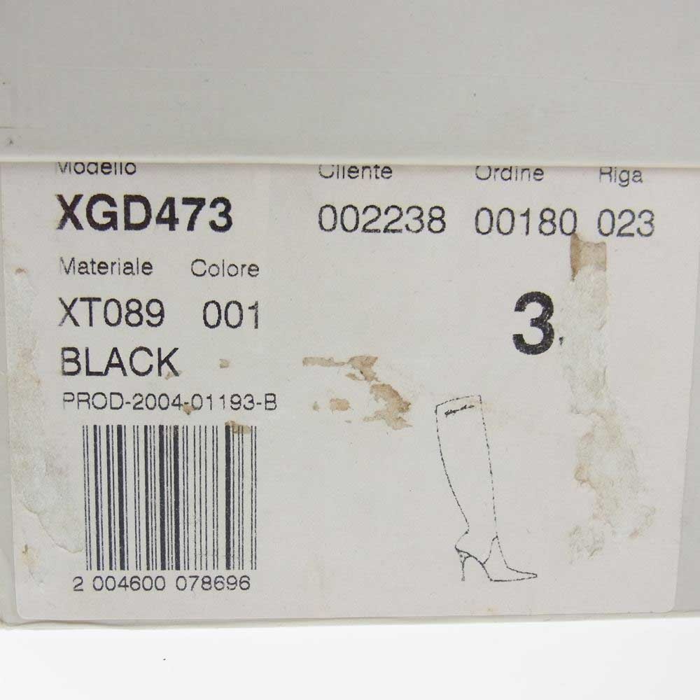 GIORGIO ARMANI ... XGD473  каблук   длинный    ботинки   черный   черный  35.5【 подержанный товар 】