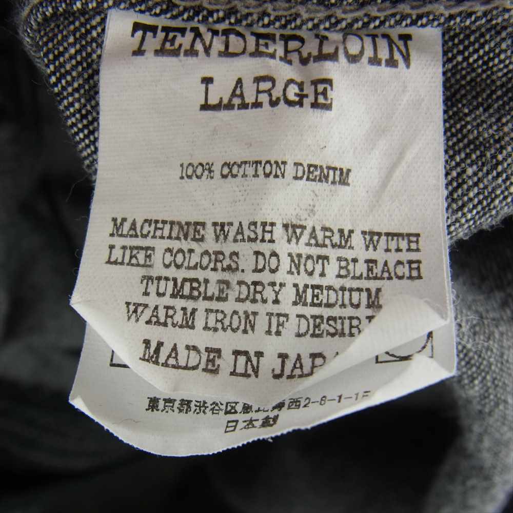 TENDERLOIN テンダーロイン 23SS DENIM MA-1 BLACK デニム ウォッシュ