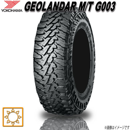 サマータイヤ 新品 ヨコハマ GEOLANDAR M/T G003 ジオランダー 285/75R17インチ 121Q LT 4本セット_画像1