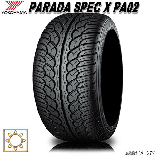 サマータイヤ 新品 ヨコハマ PARADA SPEC X PA02 パラダ 245/30R22インチ 92W 1本_画像1