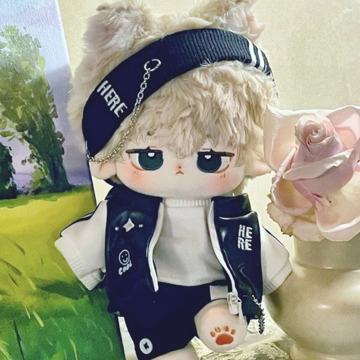 大特価!!】 20cm豪華可愛い立体薔薇ドレスワンピース 着せ替え