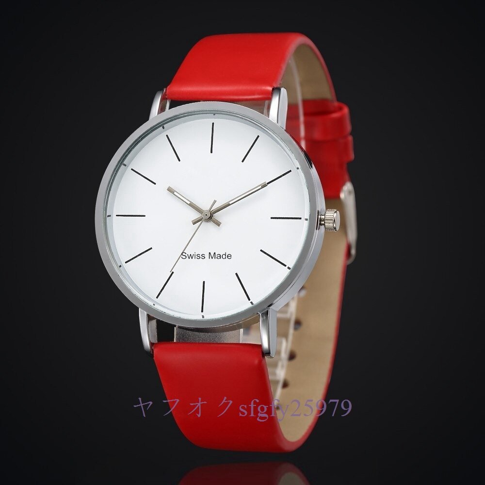 A895A☆新品メンズ腕時計 クオーツ時計 レザー カジュアル腕時計 スポーツ腕時計_画像4
