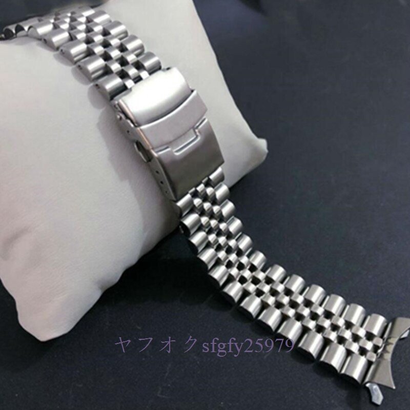 A204B* new goods 20mm 22mm stainless steel clock band curve buckle wrist belt bracele wristwatch accessory 