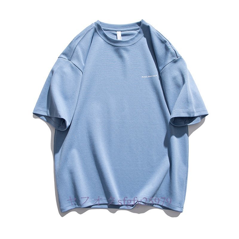 A265C新品人気 リネンＴシャツ 半袖Ｔシャツ メンズ T-shirt カジュアル Ｔシャツ おしゃれ 綿麻 トップス シンプル ゆったりB_画像7