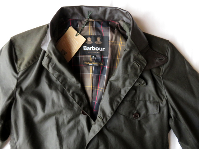 しさせて 新品 Barbour Beacon Sports Jacket オリーブ M AW22 007