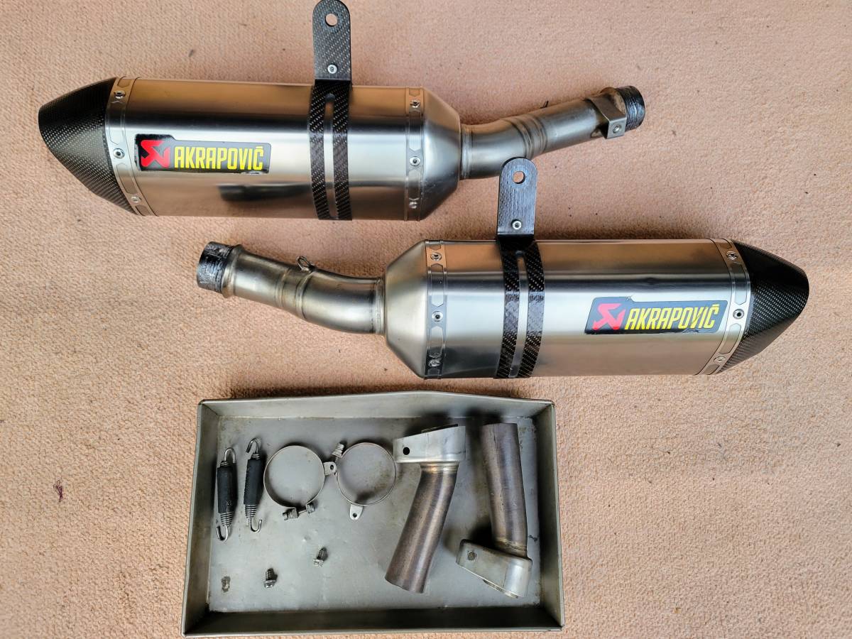 処分!! Z1000/SX AKRAPOVIC スリップオン e1仕様 アクラポビッチ | www