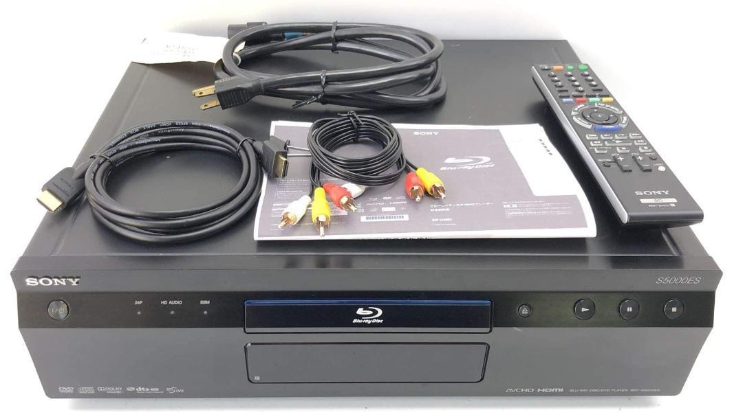 (002104）SONY ブルーレイディスクプレーヤー 高画質回路CREAS搭載 BDP-S5000ES