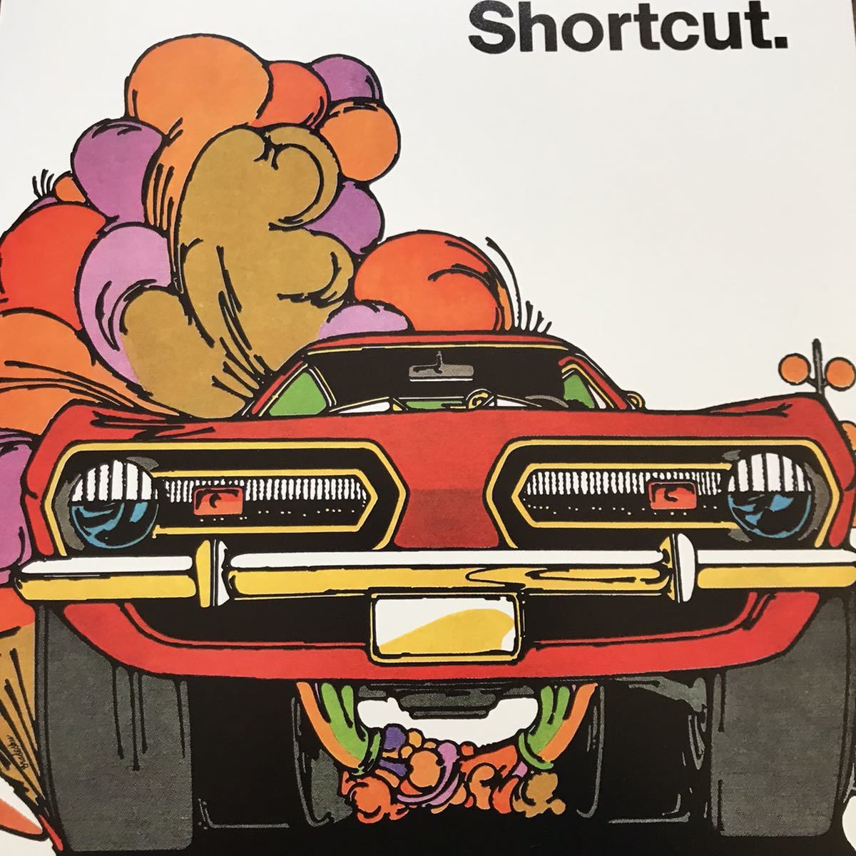  постер *1968 plymouth роза Koo da[Shortcut] реклама *Mopar/mopa-/ мускл машина /Dodge/Plymouth/ Ame машина / Setagaya основа 