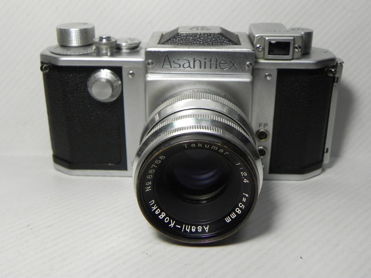 Asahiflex IIA カメラ+Takuma 58mm/F2.4レンズセット(難有品)。_画像2
