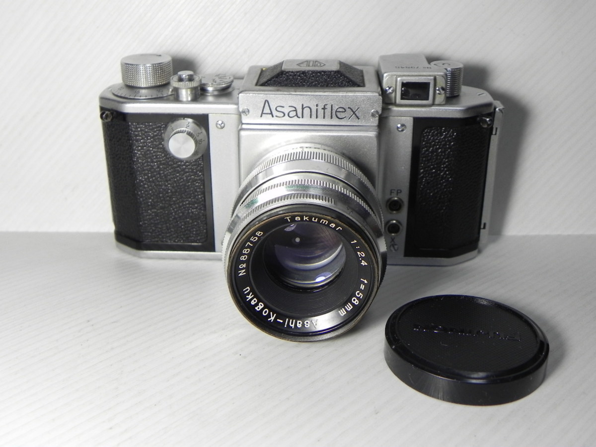 超大特価 Asahiflex 58mm/F2.4レンズセット(難有品)。 カメラ+Takuma