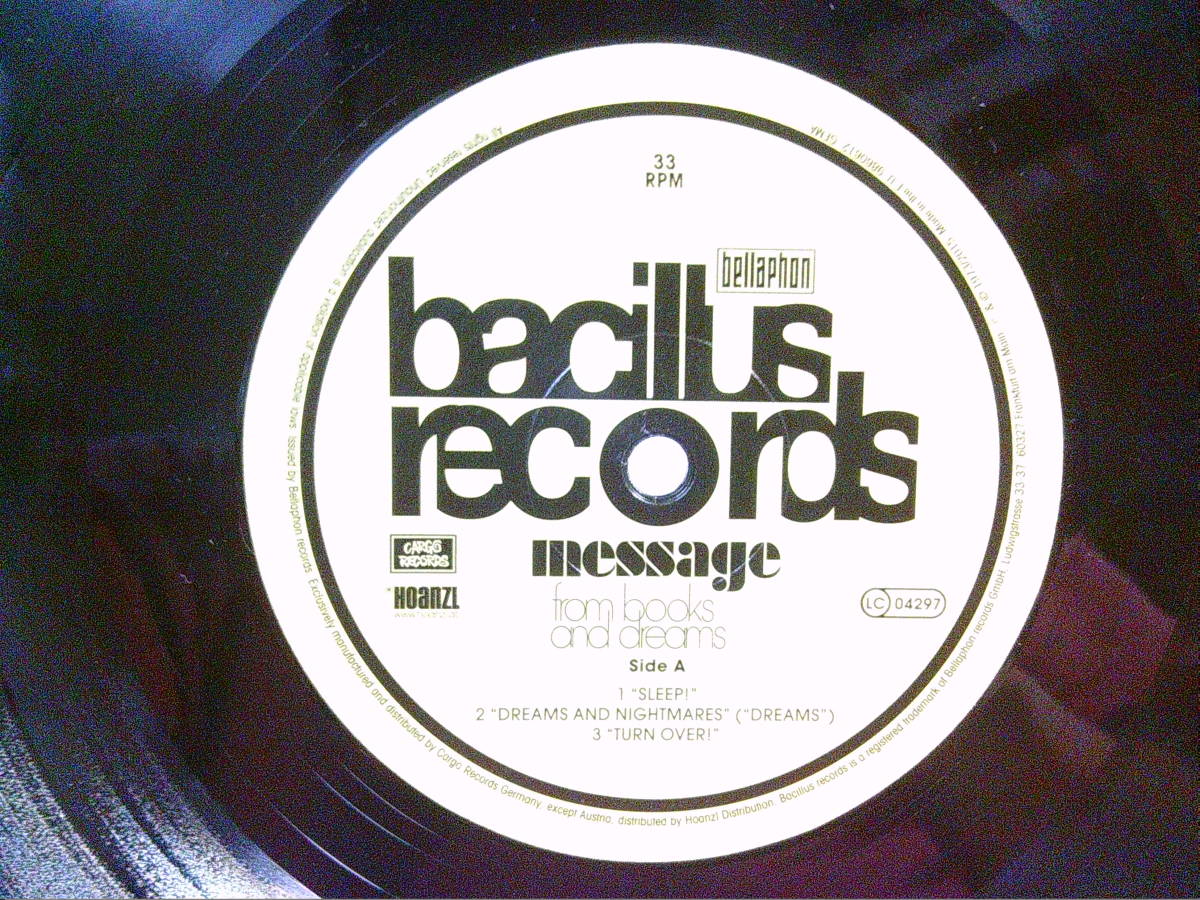 MESSAGE[FROM BOOKS AND DREAMS ]LIMITED VINYL/REMASTER _画像4