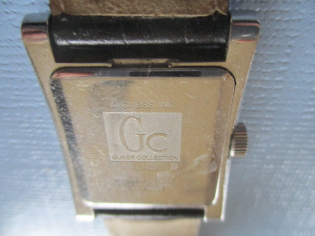 レトロ 男性用腕時計 GC 電池切れの画像4