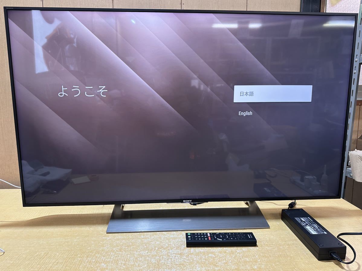 M # SONY BRAVIA KJ-49X9000E 液晶テレビ49型2017年製TV 家電ソニー