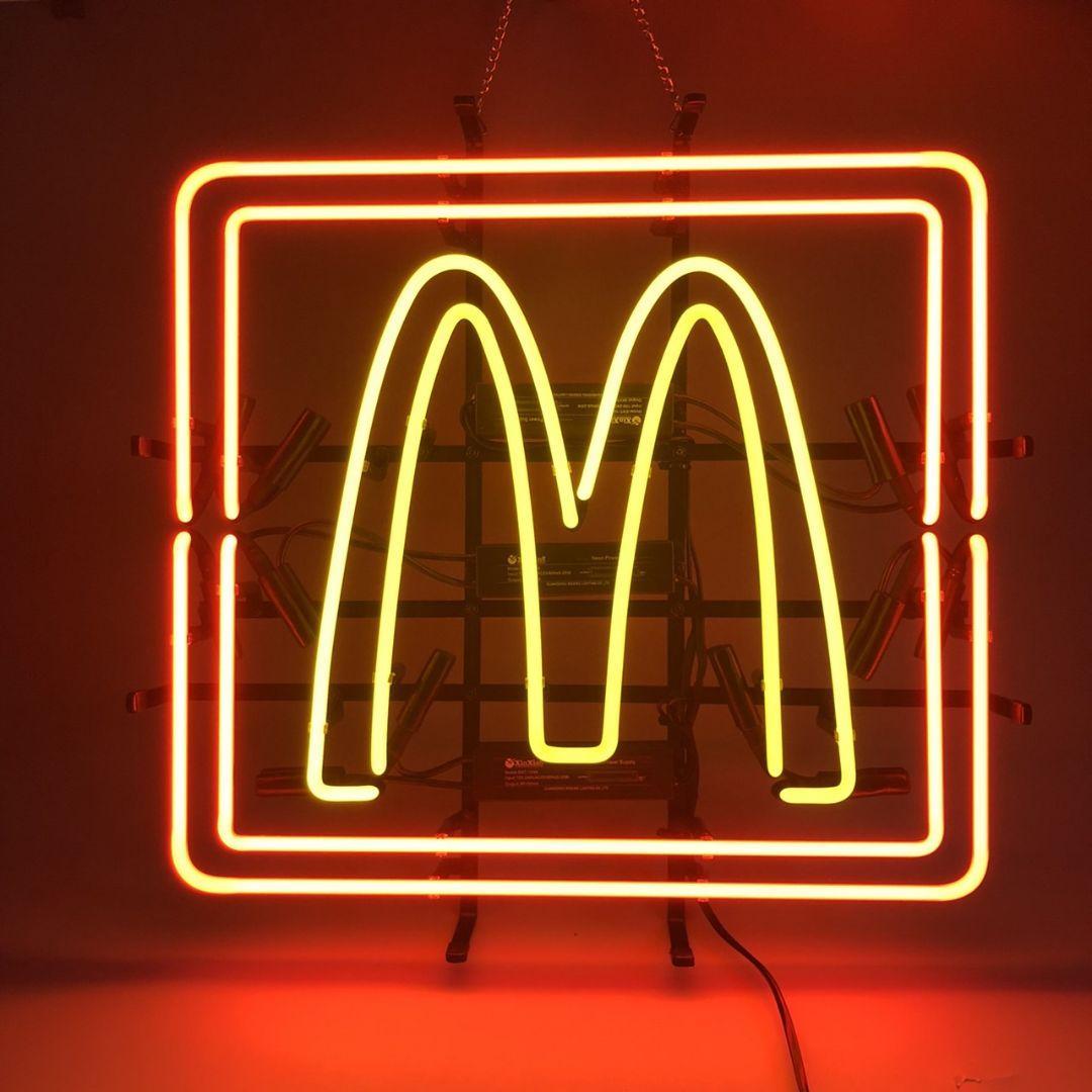 一点のみ『超レア品』マクドナルドネオンサイン☆看板 ゴールデン