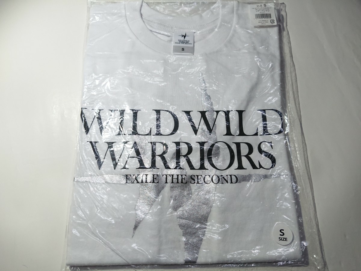 EXILE THE SECOND LIVE TOUR 2016-2017 WILD WILD WARRIORS ツアーTシャツ/WHITE/Sサイズ 新品未開封_画像1