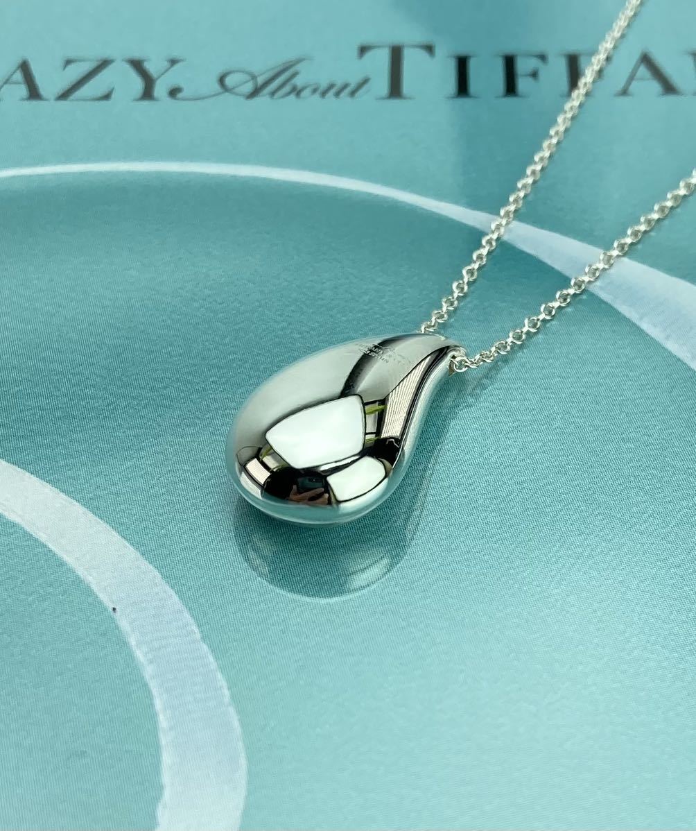 Tiffany & Co. ティファニー ティアドロップ ネックレス (ラージ)-