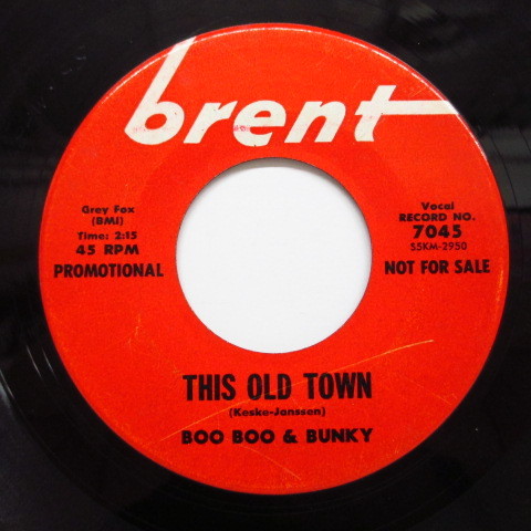 BOO BOO & BUNKY-This Old Town / Turn Around (US:PROMO)_画像1