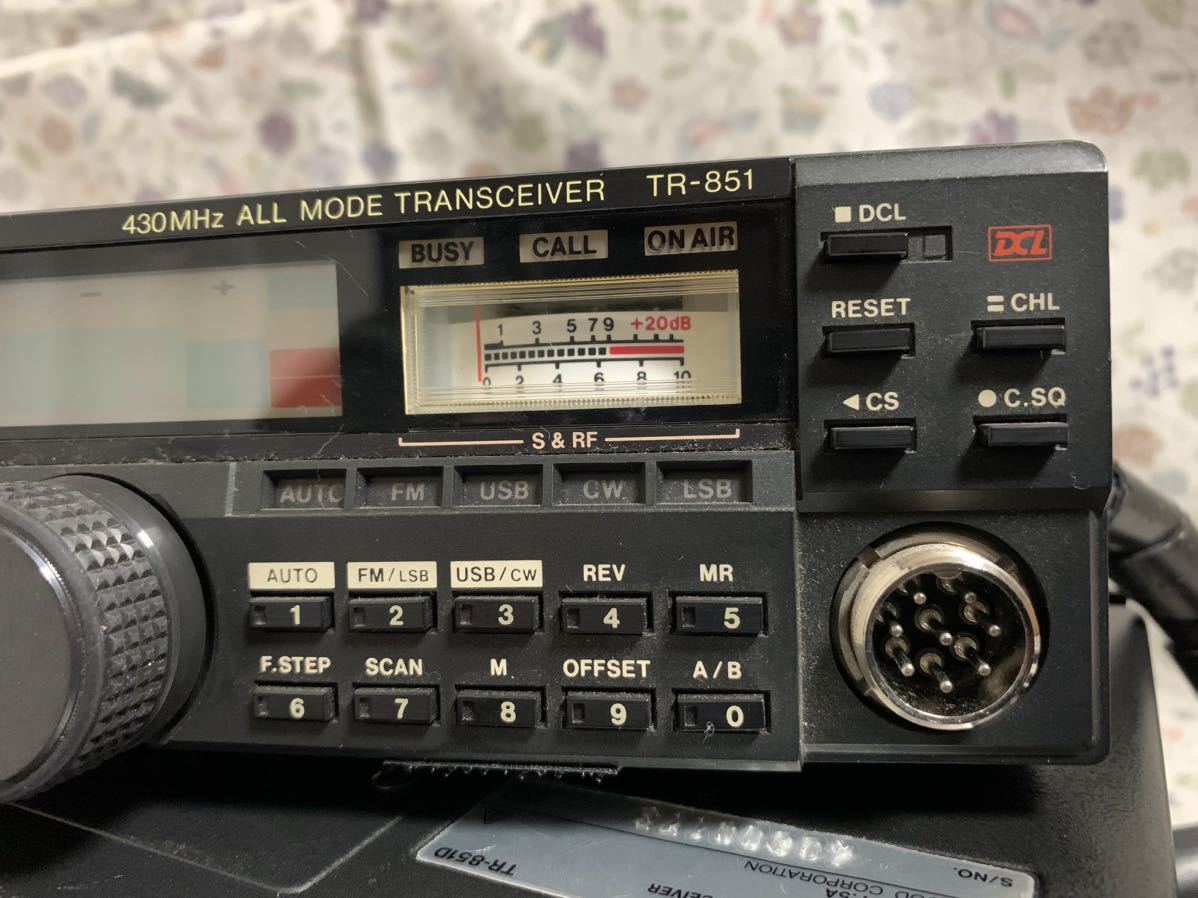 KENWOOD TR851D 430MHz ALL MODE ジャンク_画像5
