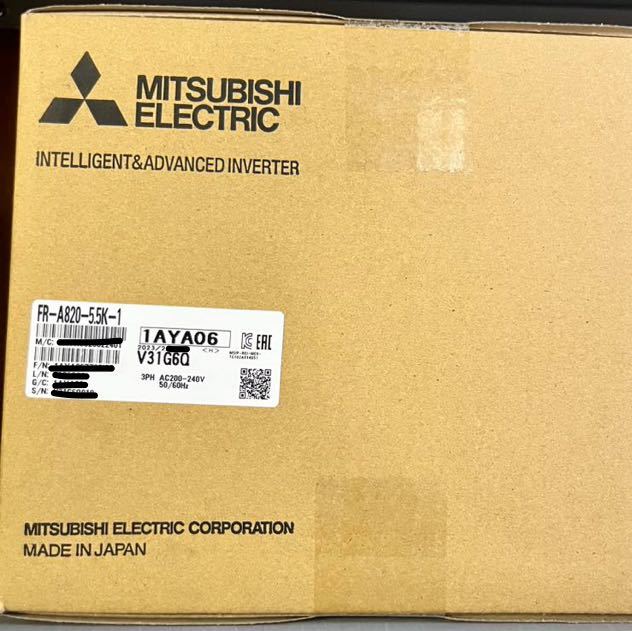 国内正規品 FR-A820-5.5K-1 新品未開封 三菱電機 インバーター 建築