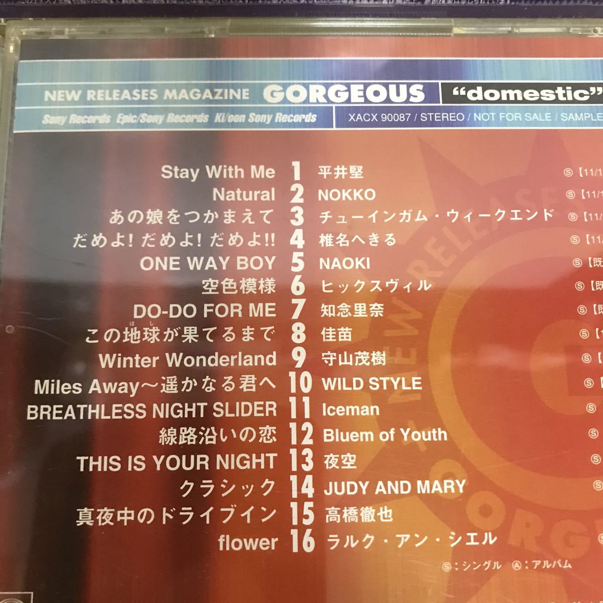 オムニバスCD New Releases Magazine GORGEOUS 5枚セット 1995～1996 domestic global_画像6