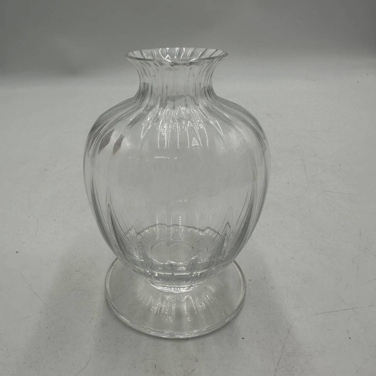 □【売り切り】Baccarat バカラ フラワーベース 花瓶クリスタルガラス インテリア ブランド花瓶_画像2