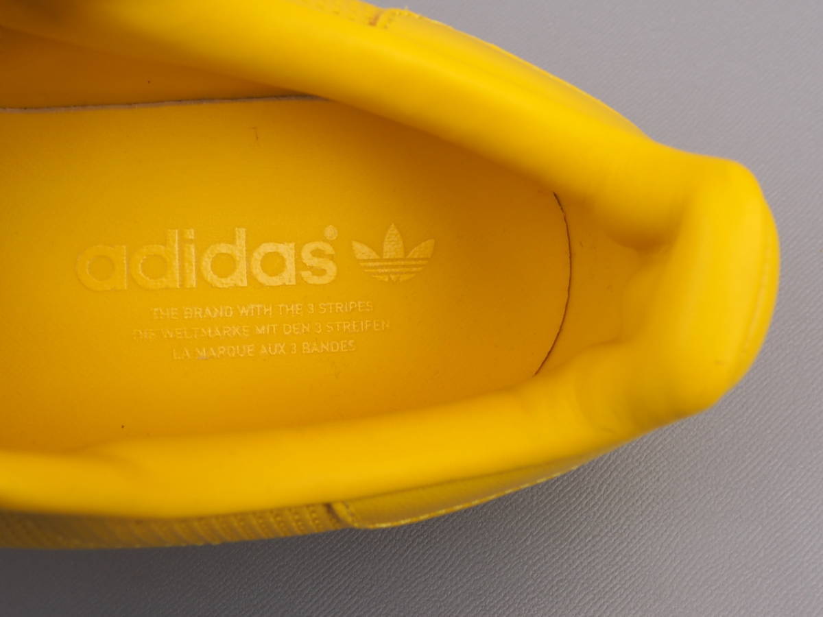 デッド!! 新品 US 9 / 27cm USA限定 2016年 adidas スタンスミス 黄ｘ黄 TONAL 天然皮革 STANSMITH_画像8