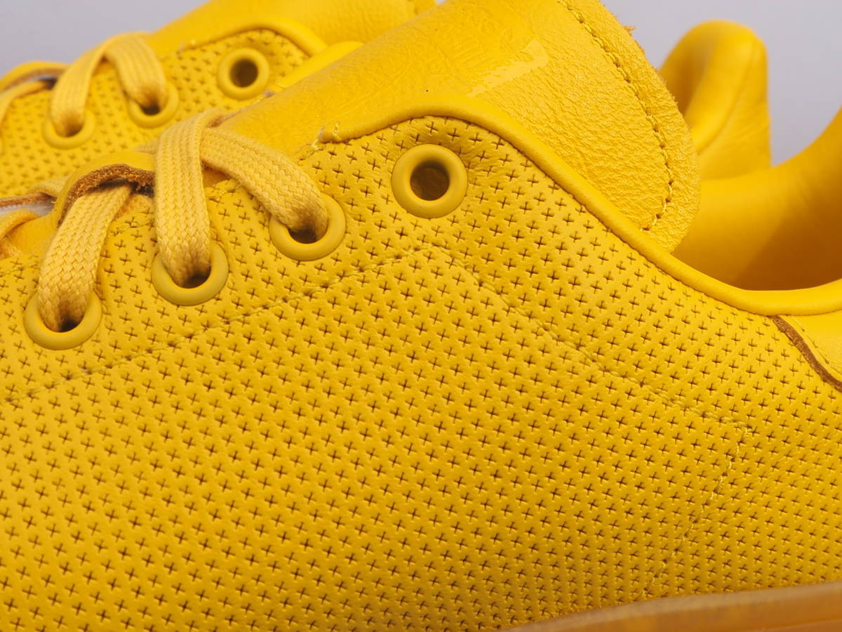 デッド!! 新品 US 9 / 27cm USA限定 2016年 adidas スタンスミス 黄ｘ黄 TONAL 天然皮革 STANSMITH_画像7