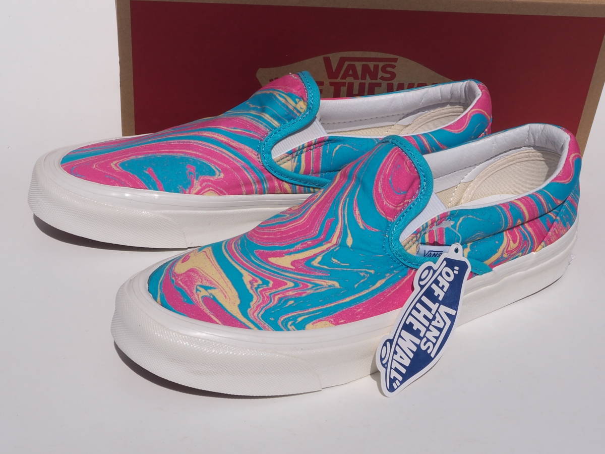 新品 27cm US限定 US企画 VANS Anaheim マーブル柄 スリッポン SLIP-ON アナハイムパック_画像3