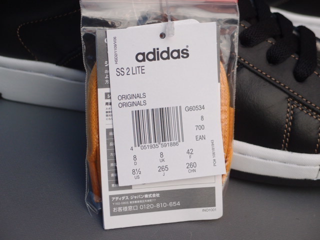 デッド!! 新品 26.5cm 限定 12年 adidas SUPERSTAR SS 2 LITE ボア付 スーパースター Ⅱ ライト 黒_画像8