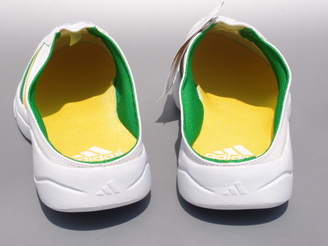  dead!! new goods!! 29,5 limitation adidas super Star SS CLOG white x green x yellow sandals clog slip-on shoes 