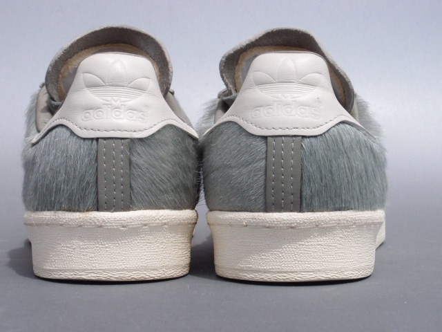 美品!! 26,5cm 限定 14年 adidas キャンパス80s CP 80 グレー ハラコ素材_画像4