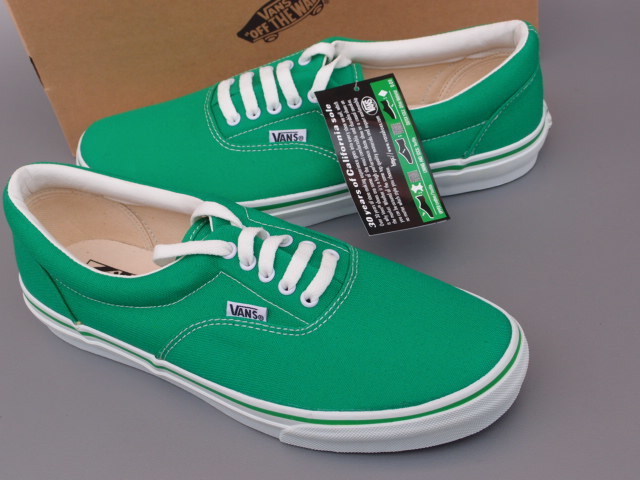 デッド！未使用 29cm US 11 2009年 初期 VANS ERA 緑色 キャンバス素材