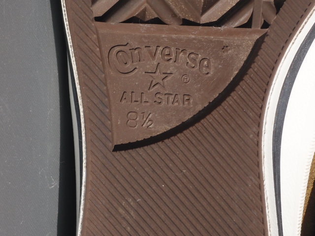 美品!! US 8 1/2 / 27cm 日本製 限定 converse ワンスター J SUEDE OLIVE オリーブ MADE IN JAPANの画像7