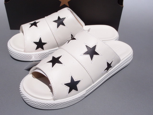 デッド!! 新品 18年製 26cm converse CV SANDAL SC スター柄 白ｘ黒 ワンスター ALLSTAR 日本限定 サンダル_画像3