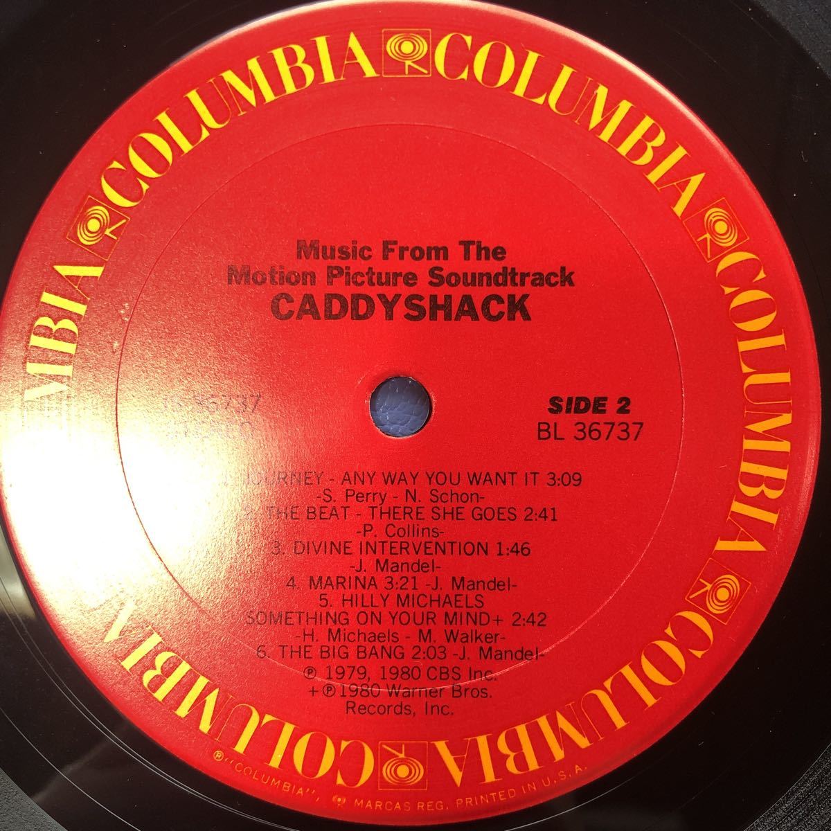 music from the motion picture soundtrac CADDYSHACK ケニーロギンズ他 LP レコード 5点以上落札で送料無料E_画像4