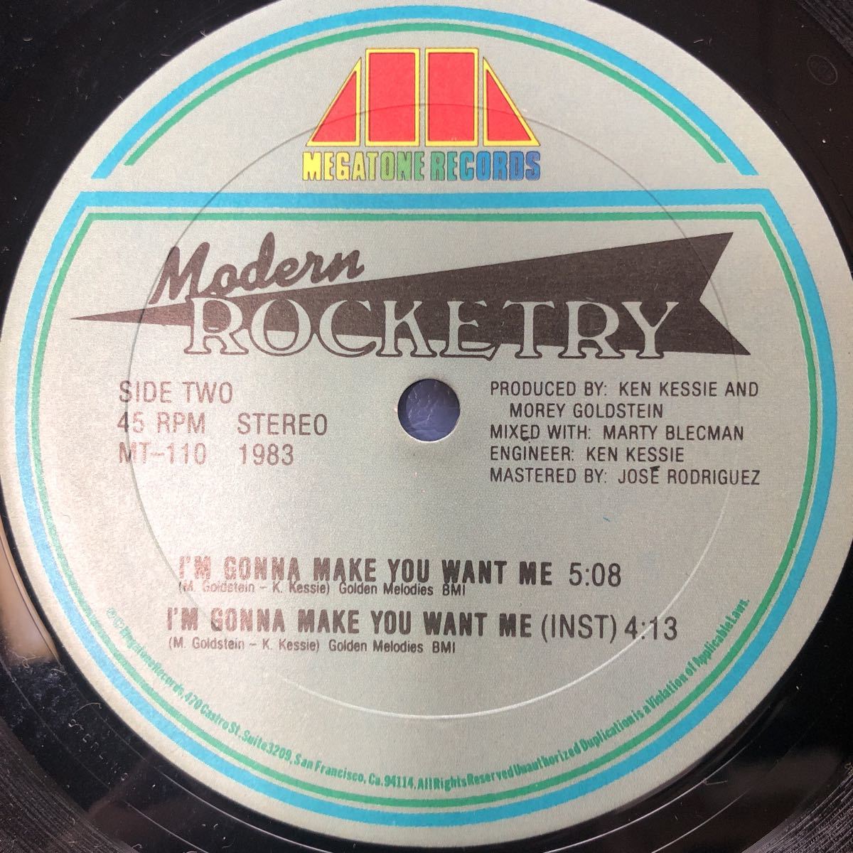 Megatone Records I’m Not Your Steppin’ Stone 12インチ LP レコード 5点以上落札で送料無料E_画像4