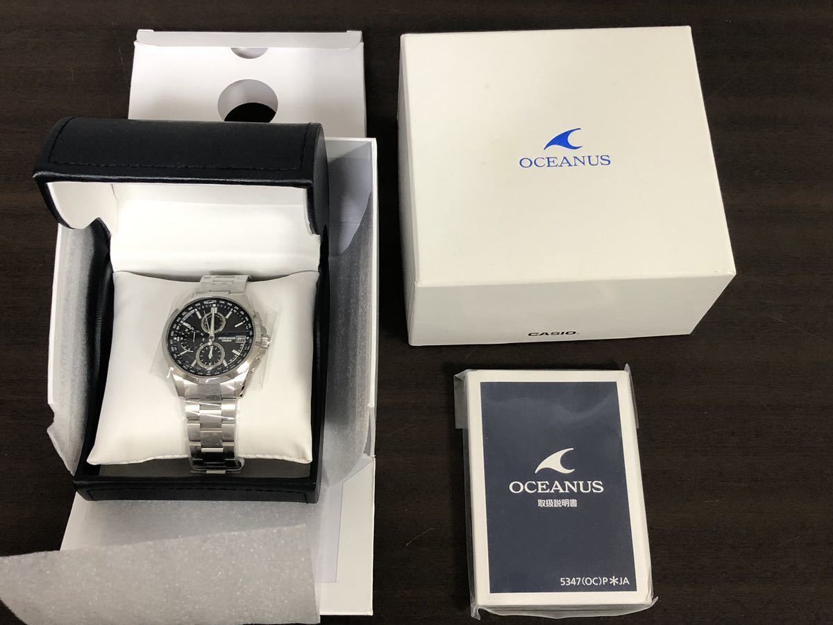 未使用 CASIO カシオ OCEANUS オシアナス OCW-T2600-1A2JF 電波