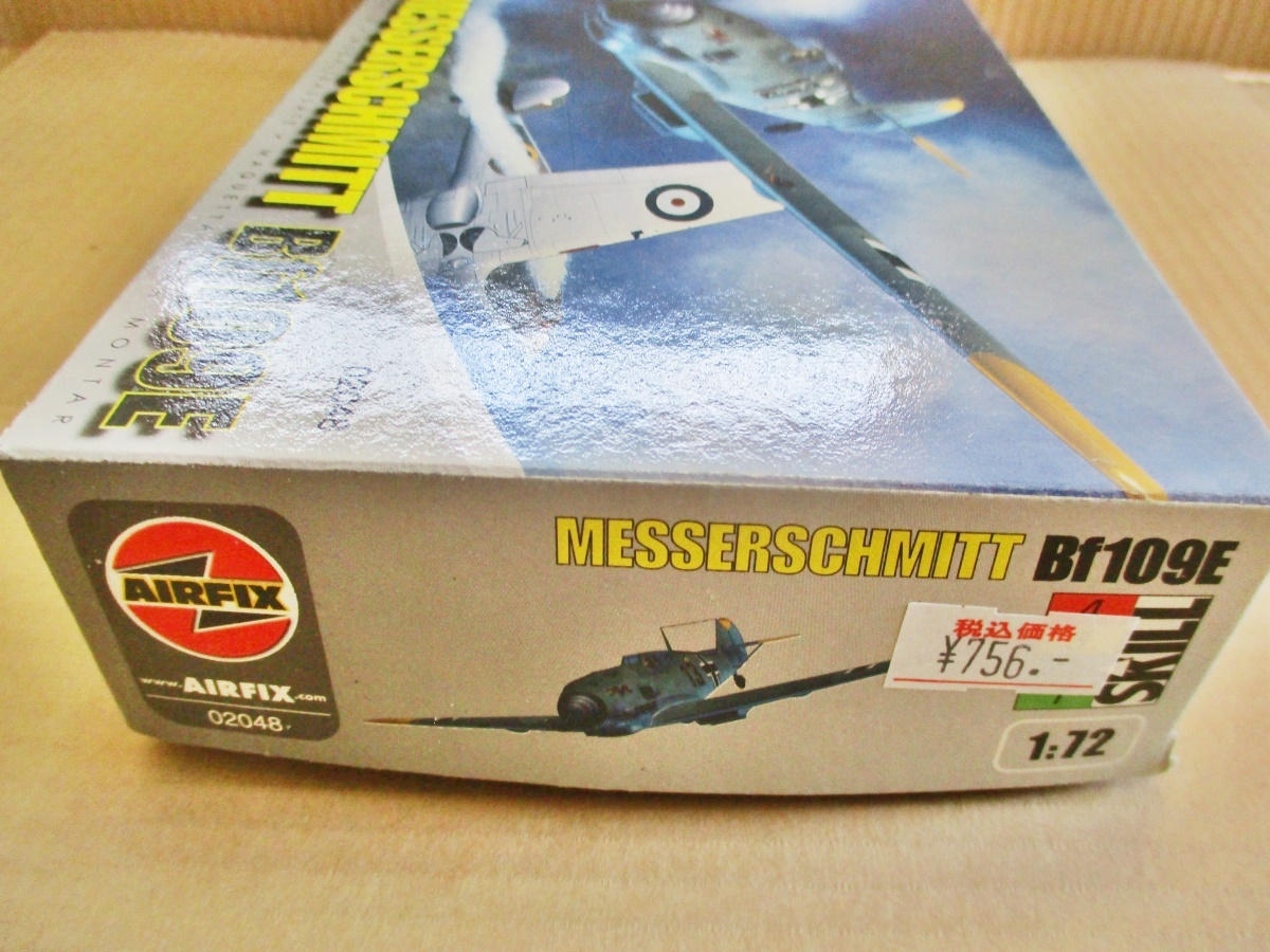 プラモデル エアーフィックス AIRFIX 1/72 メッサーシュミット Bf109E Messerschmitt Bf109E 未組み立て 昔のプラモ_画像3