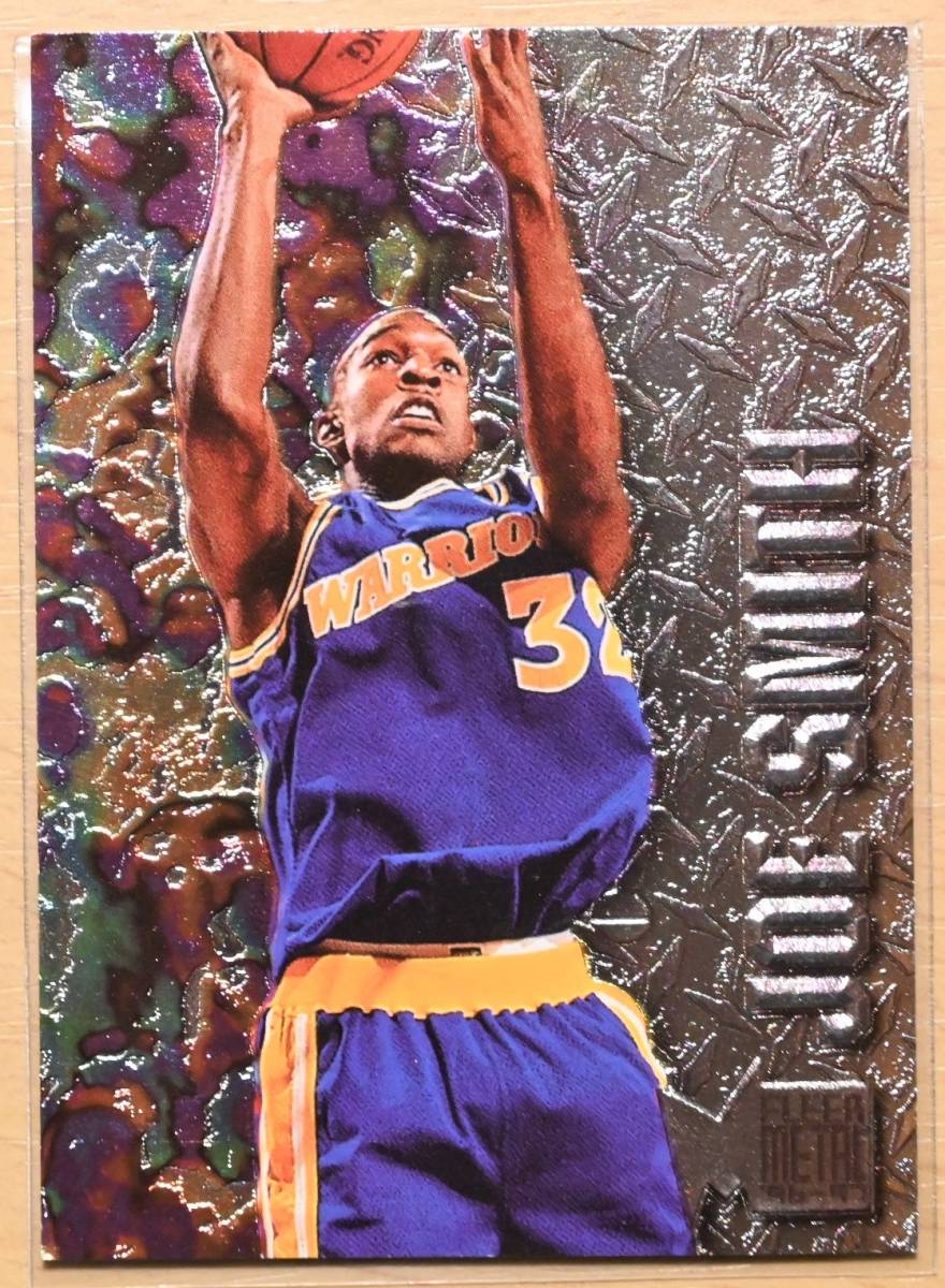 JOE SMITH ( Joe * Smith ) 1996 SKYBOX FLEER METAL \'96-\'97 trading card [NBA Golden state * Warrior zWarriors]