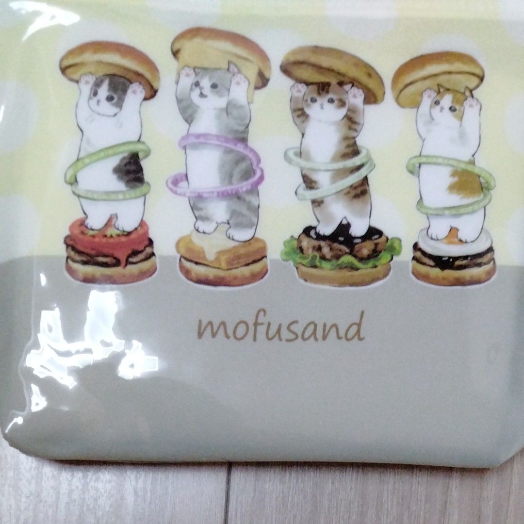 モフサンド　7点　mofusand ネコ　猫　セット　ミラー　ポーチ　シール　ファイル