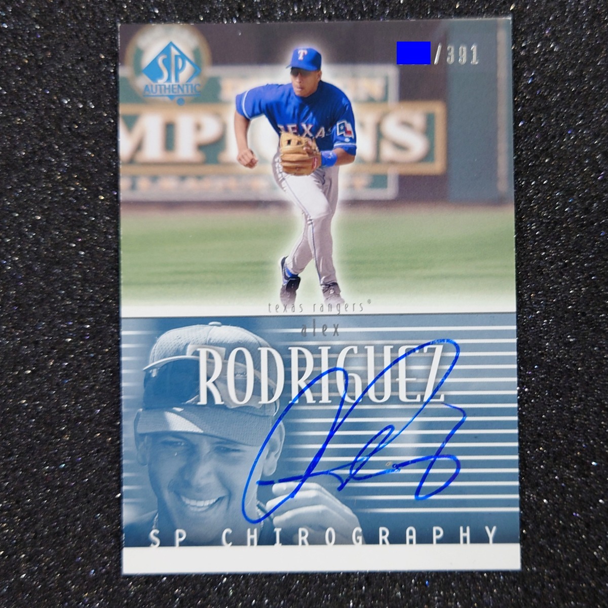 ◆【Auto Card #'d 391】Alex Rodriguez MLB 2001 UD Sp Authentic Sp Chirography ◇検索：アレックス・ロドリゲス 直筆サイン Autograph