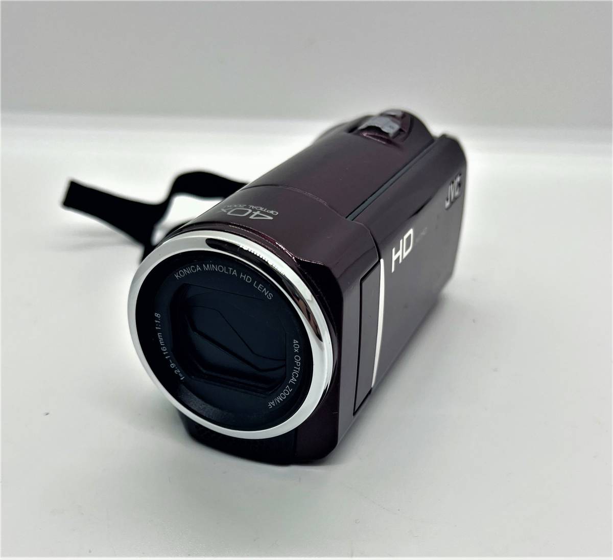  ビデオカメラ JVC GZ-HM460 ハイビジョンメモリー 美品 付属品付 箱付/439 の画像2